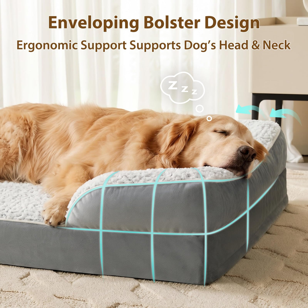 Washable Orthopedic Dog Bed J111