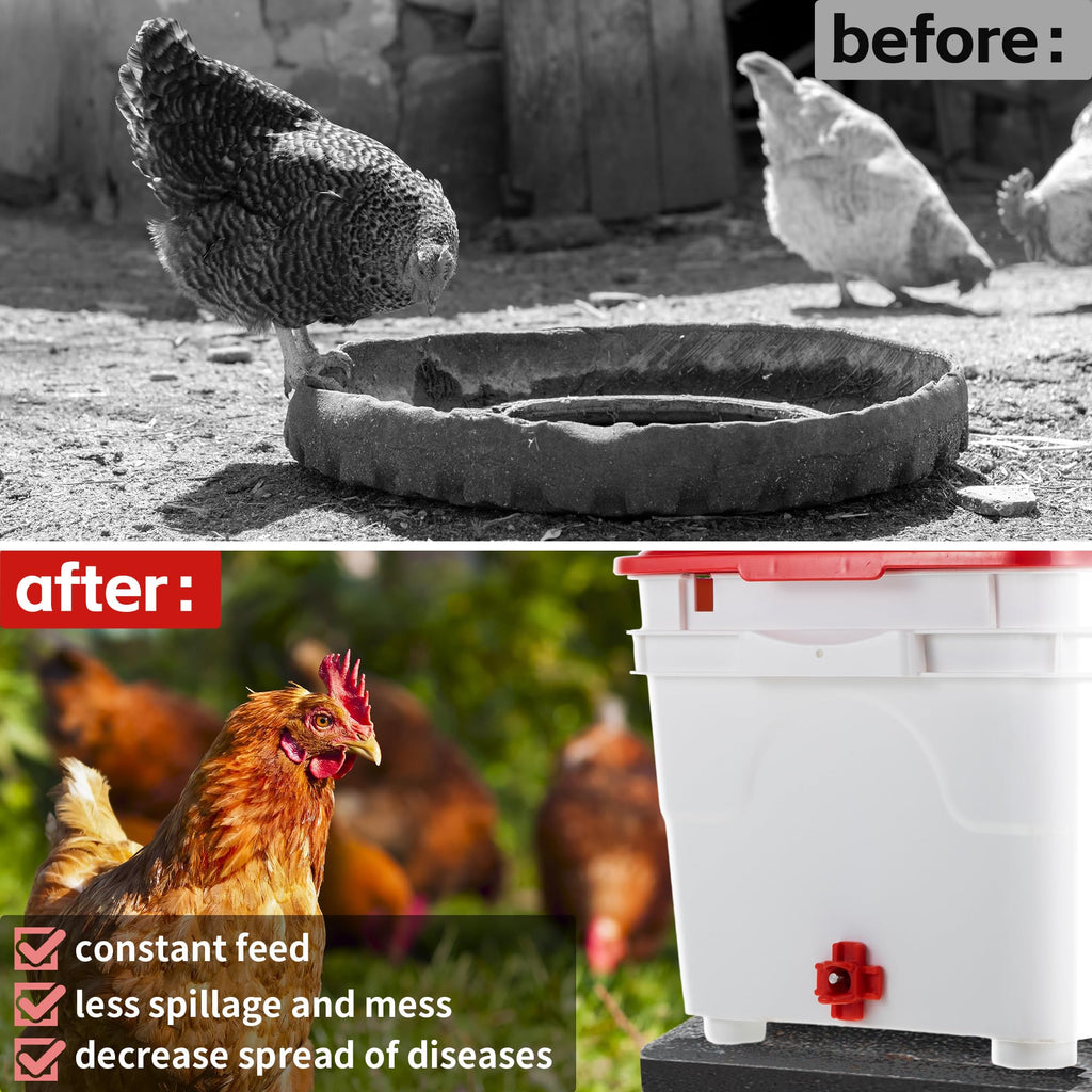 12 Pcs Horizontal Chicken Waterer Nipples with Drill Bit F1493