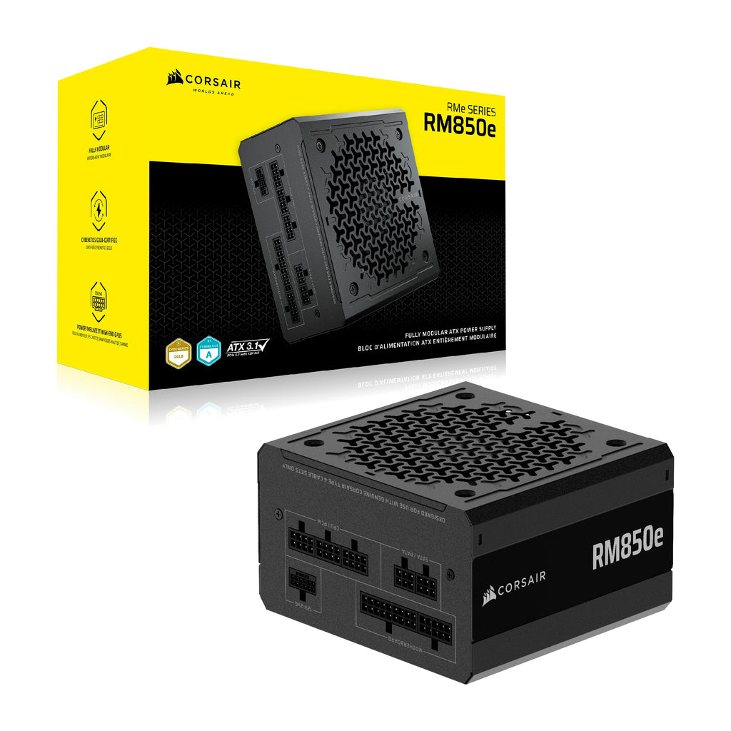 850W ATX 3.1 PCIe 5.1 Power Supply - Black A403479