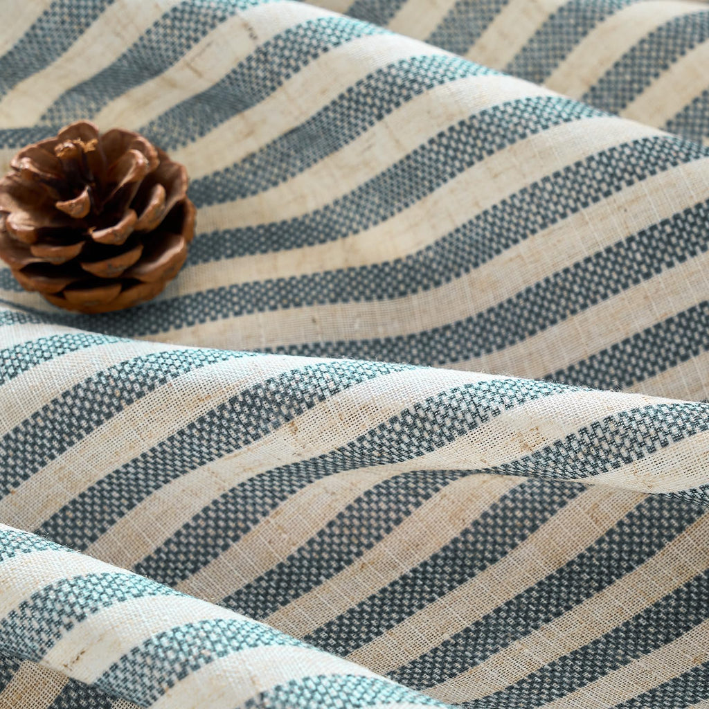 Linen Striped Curtains L379
