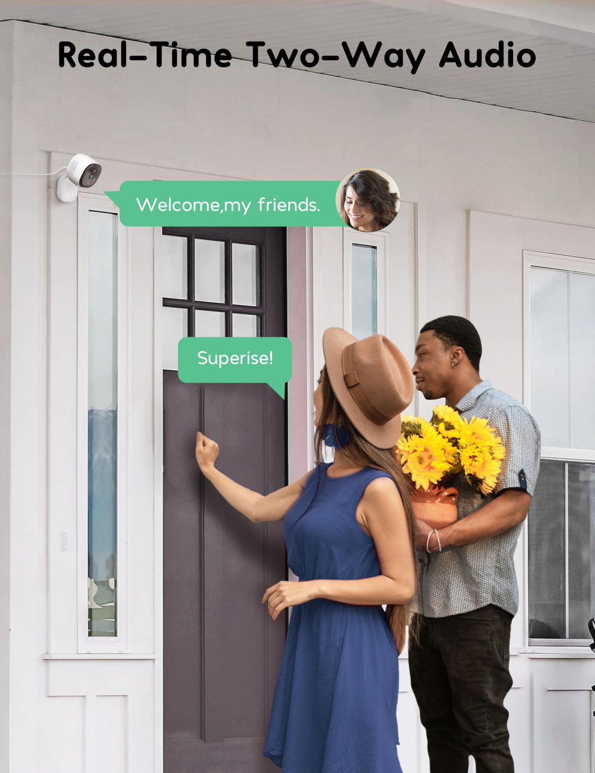 Wired 2K Wi-Fi Security Cameras C9074