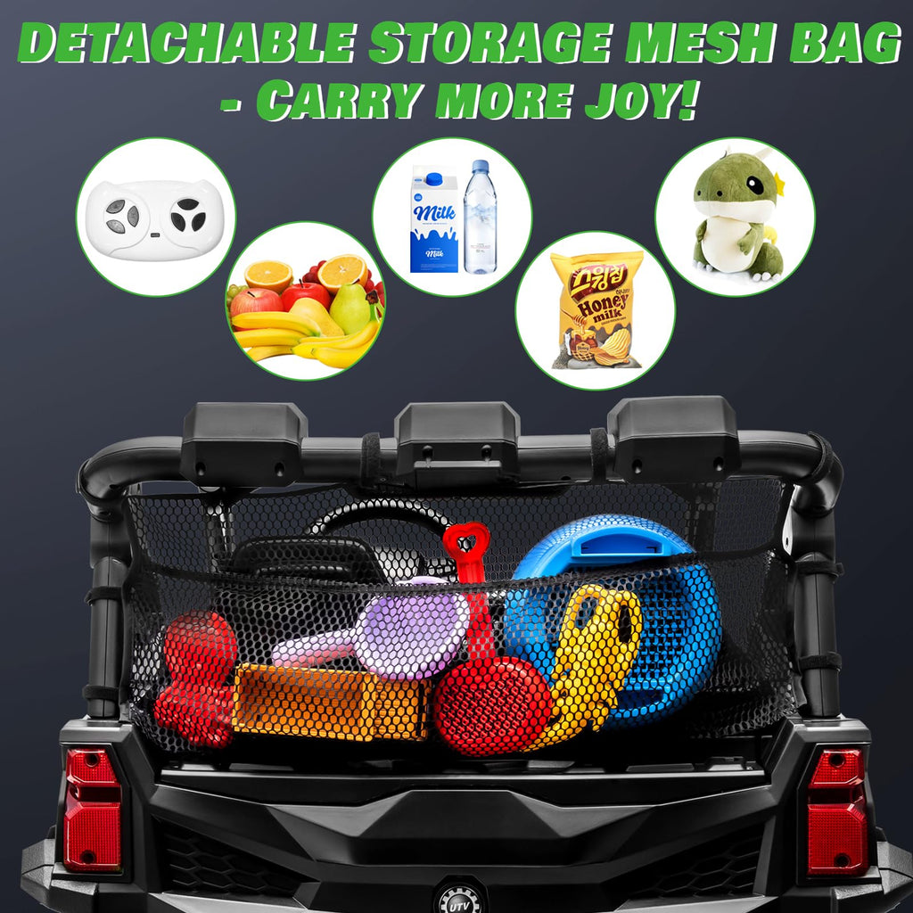 Green 24V 2 Seater Ride on Car X7367