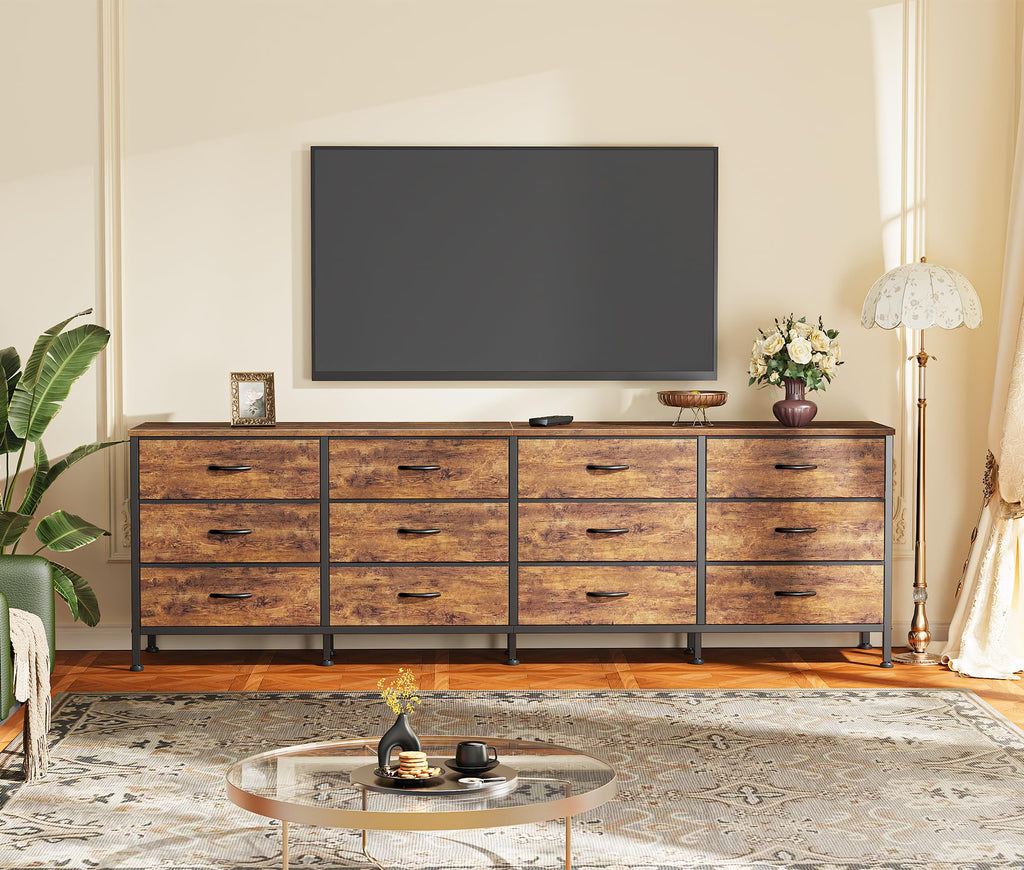 70 Inch 12 Fabric Drawer Dresser U66677