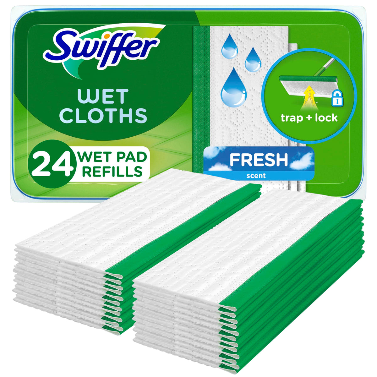 Wet Pads Refill Floor Cleaner 24ct S905381