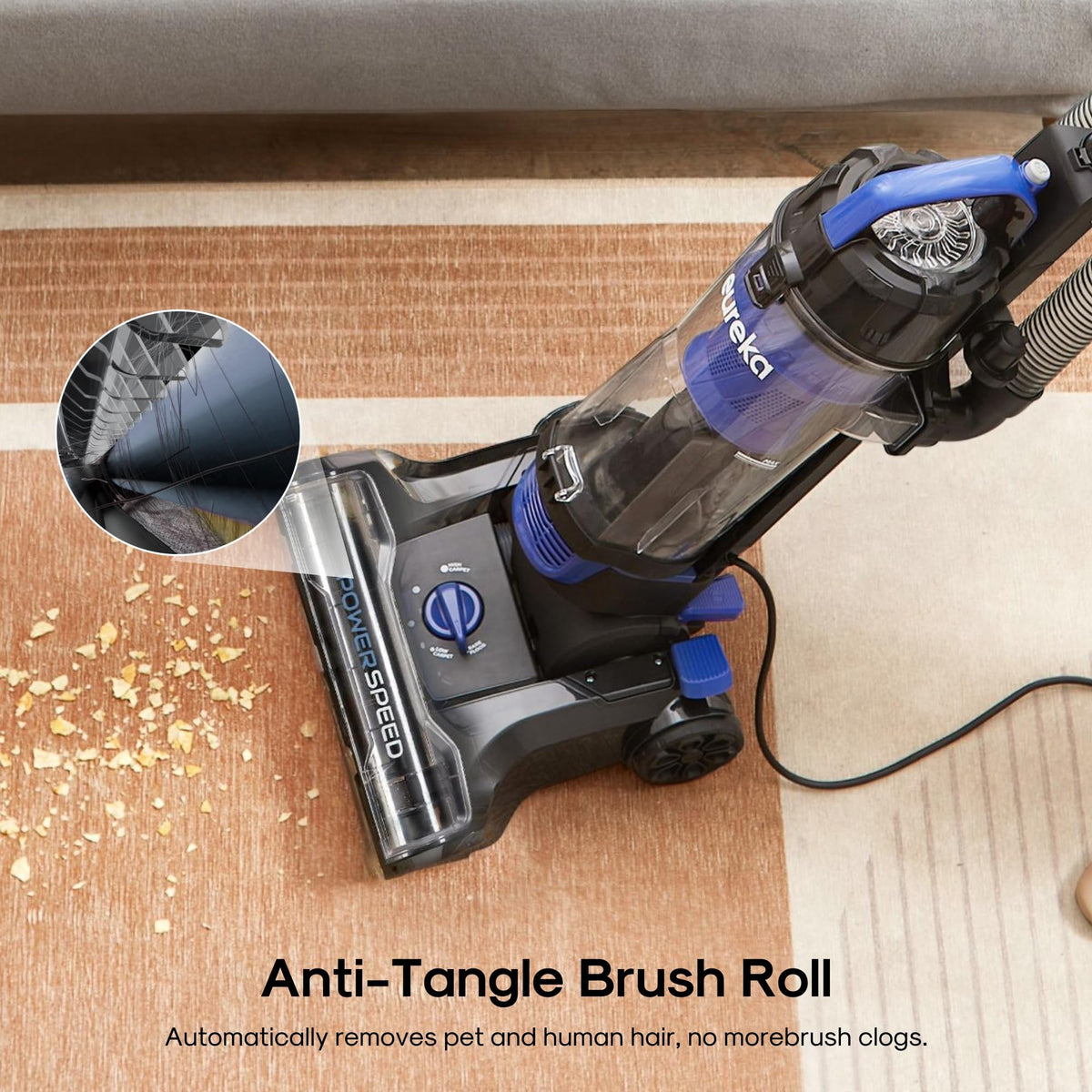 Lightweight Upright Vacuum Cleaner for Carpet and Hard Floor X422694