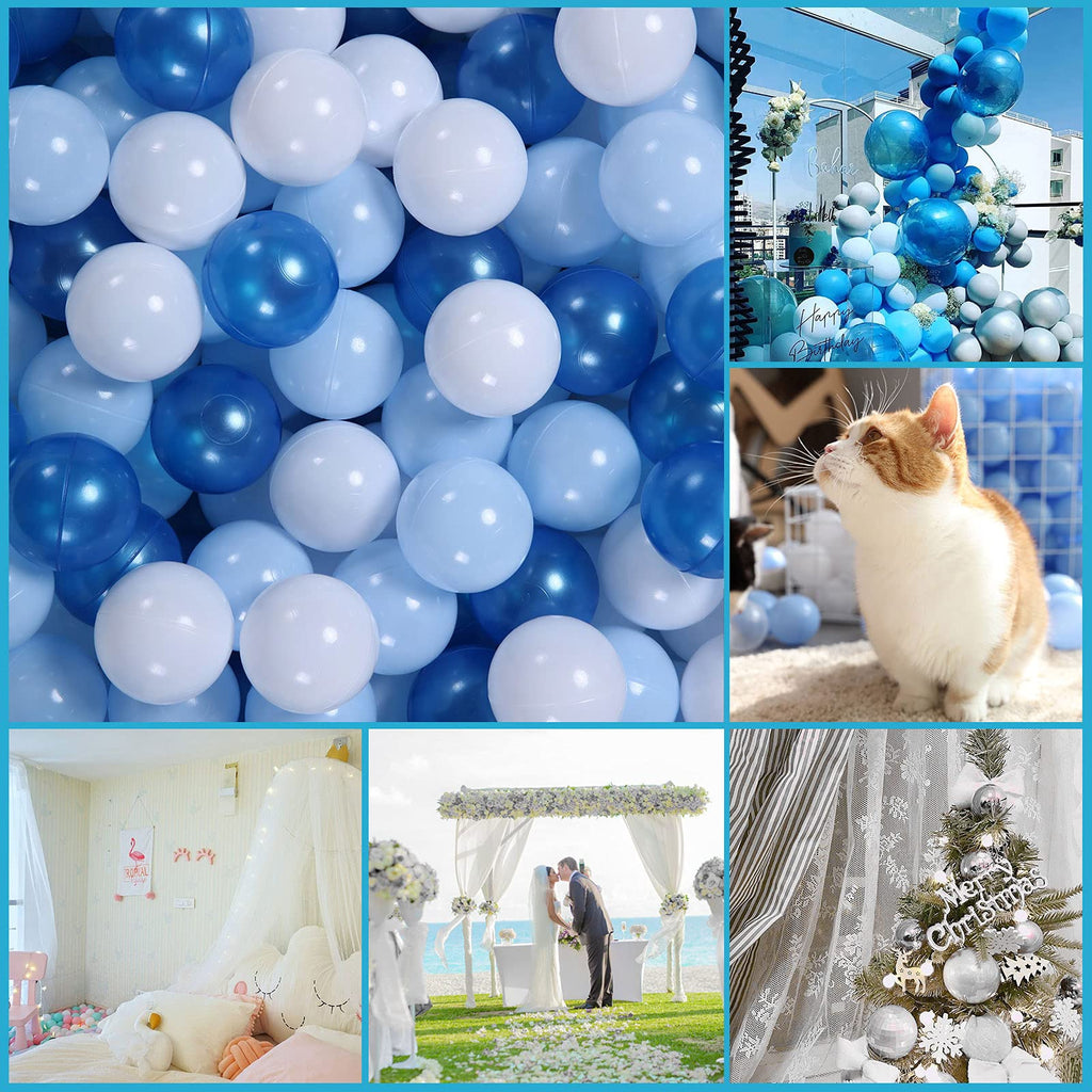 Crush Proof Non-Toxic Plastic Balls 170pcs 2.2inchs J4986