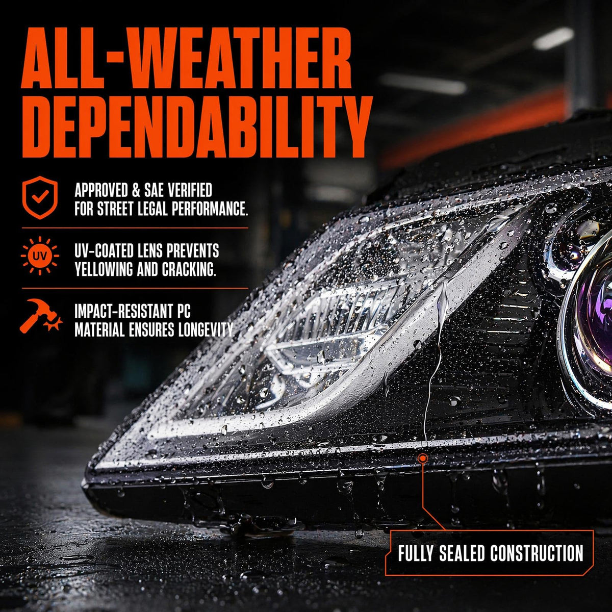 Chrome Halogen Headlights Z51045