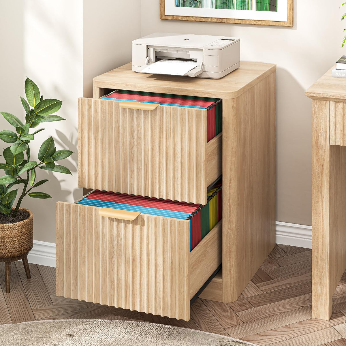 2 Drawer Small File Cabinet B626