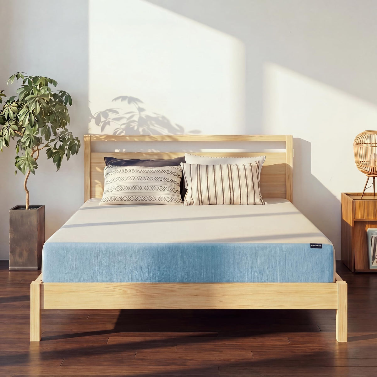 Twin Mattress, 6 Inch Copper Cooling Gel Memory Foam Mattress A98051