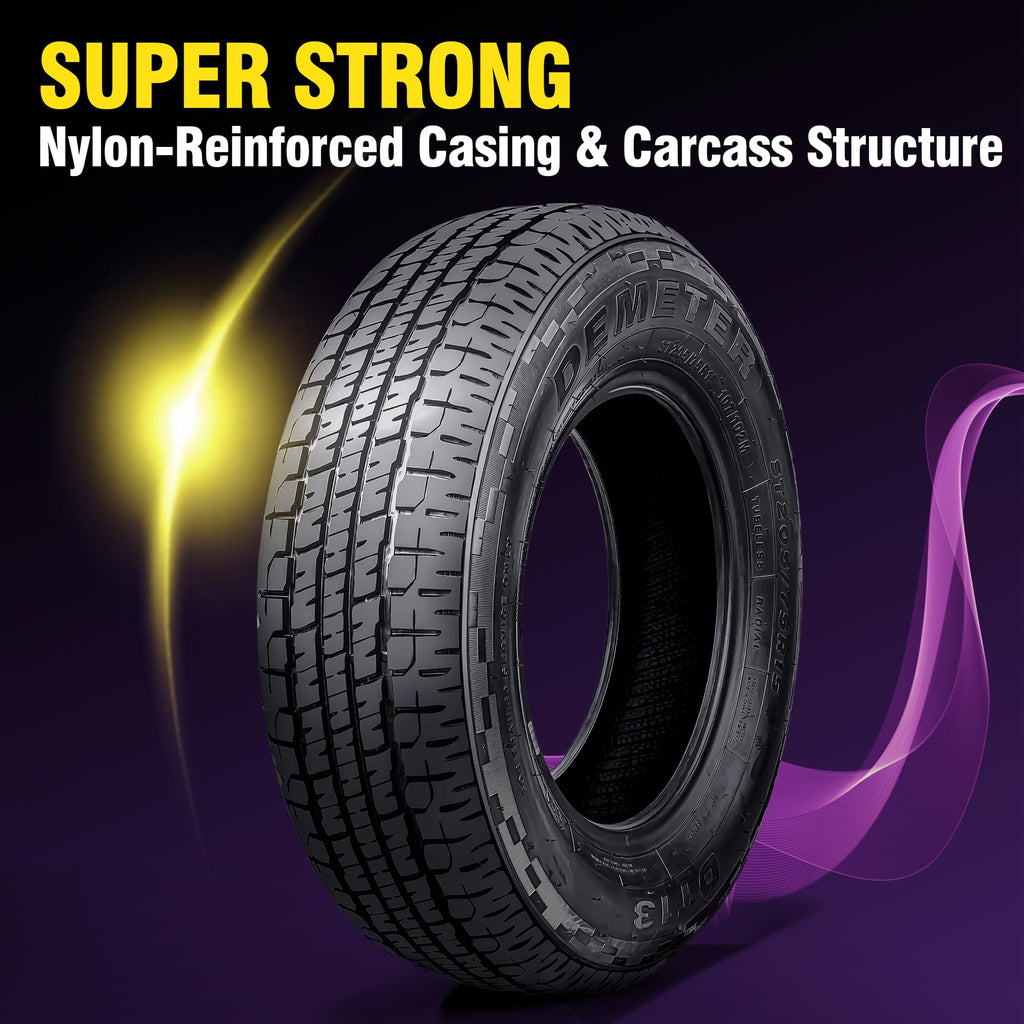 4 Radial Trailer Tires 205/75R15 8 Ply N941