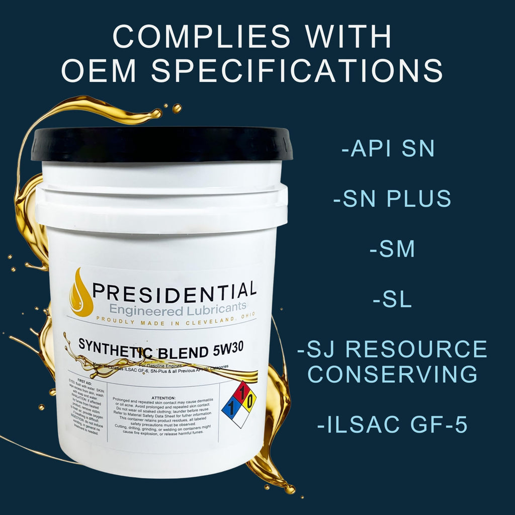 5W30 Synthetic Blend Motor Oil 5 Gallon Z79754