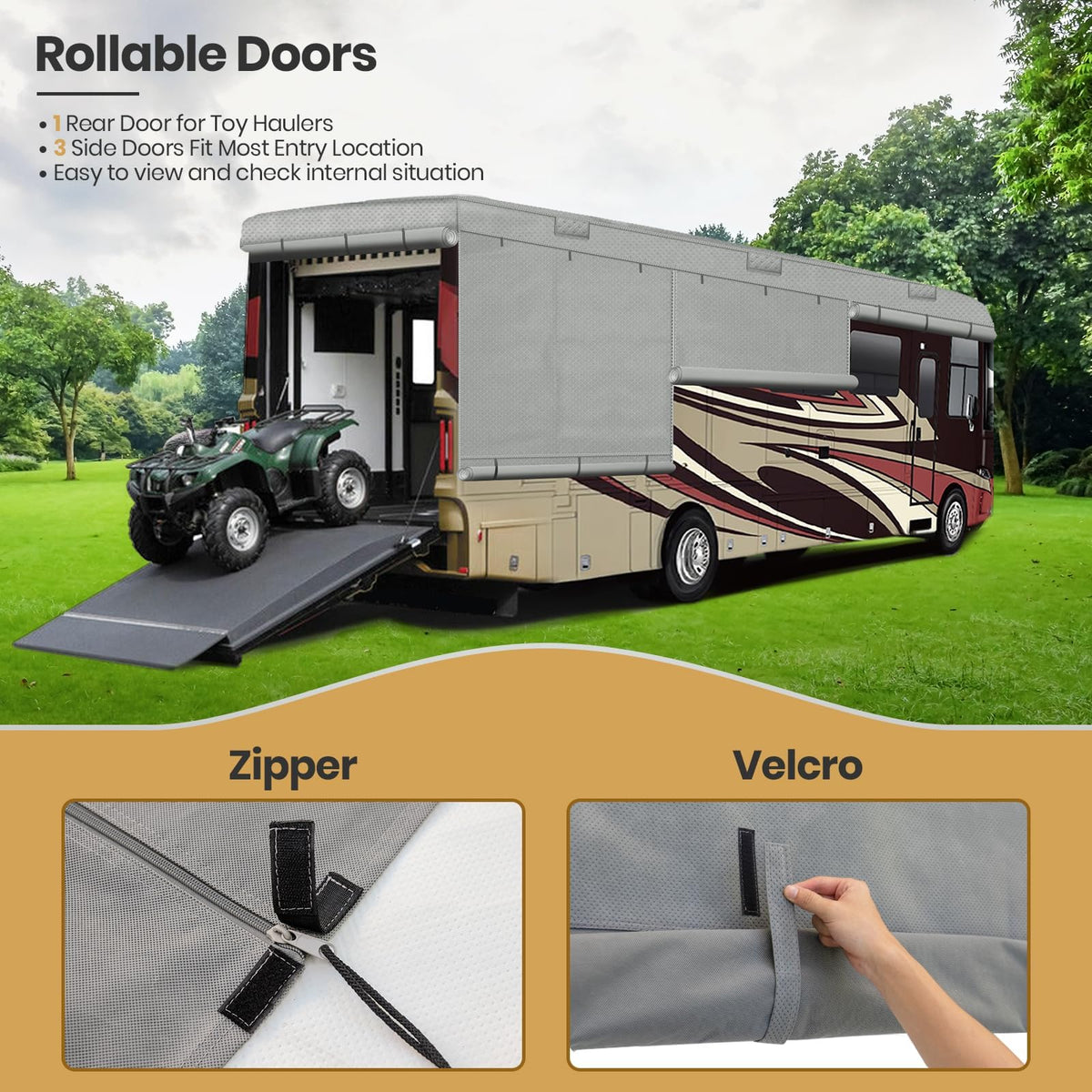 33-37ft 9 Layers Class A RV Cover K5352