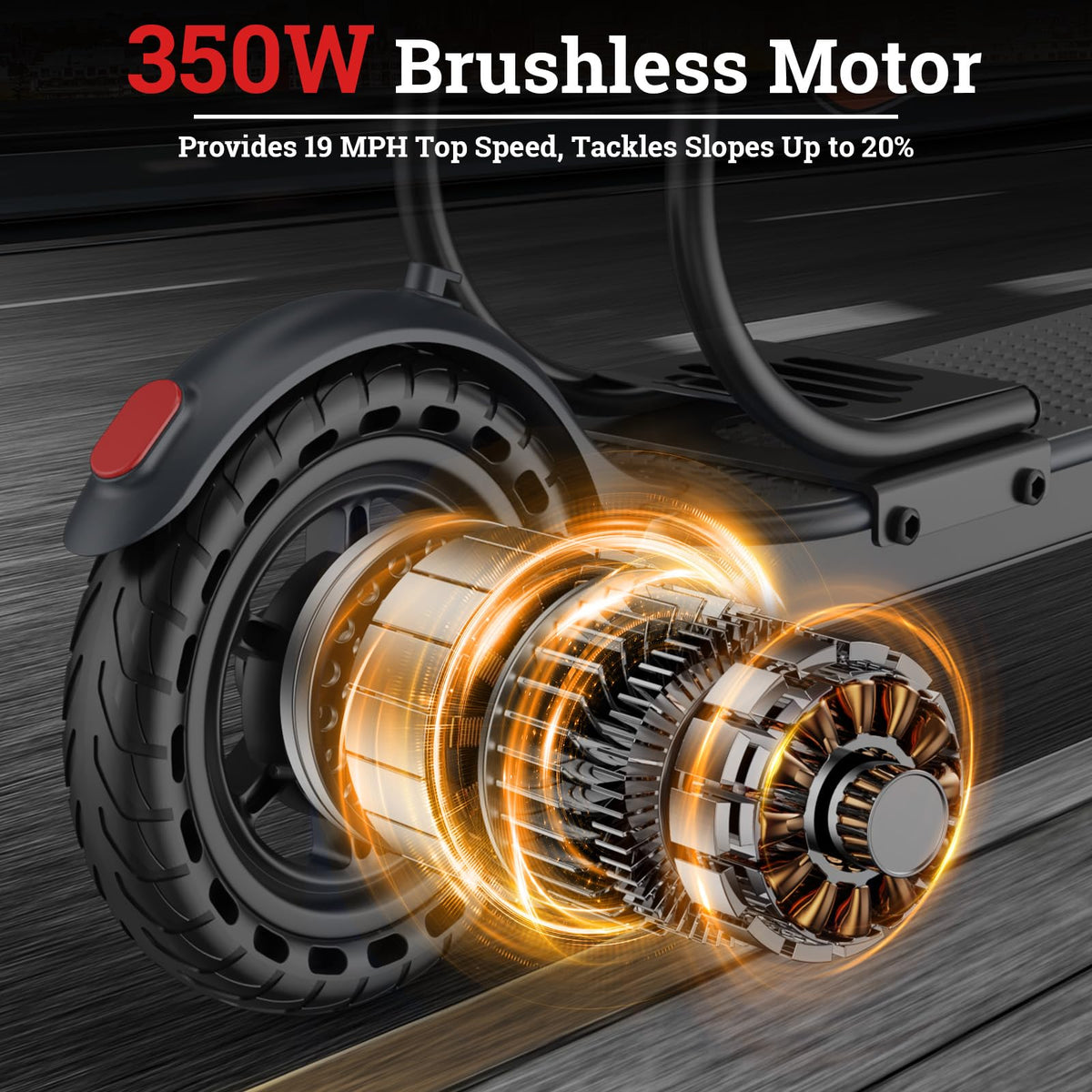 Electric Scooter with Dual Braking System H663