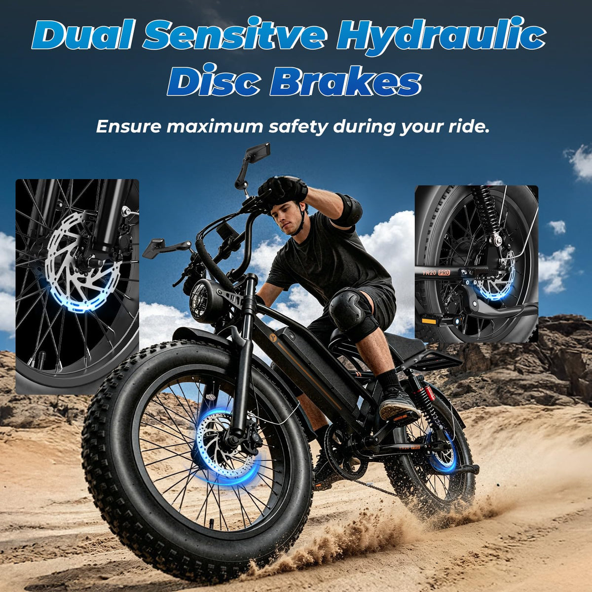 Electric Bike, 3000W Peak, 90 Miles & 38MPH P8259