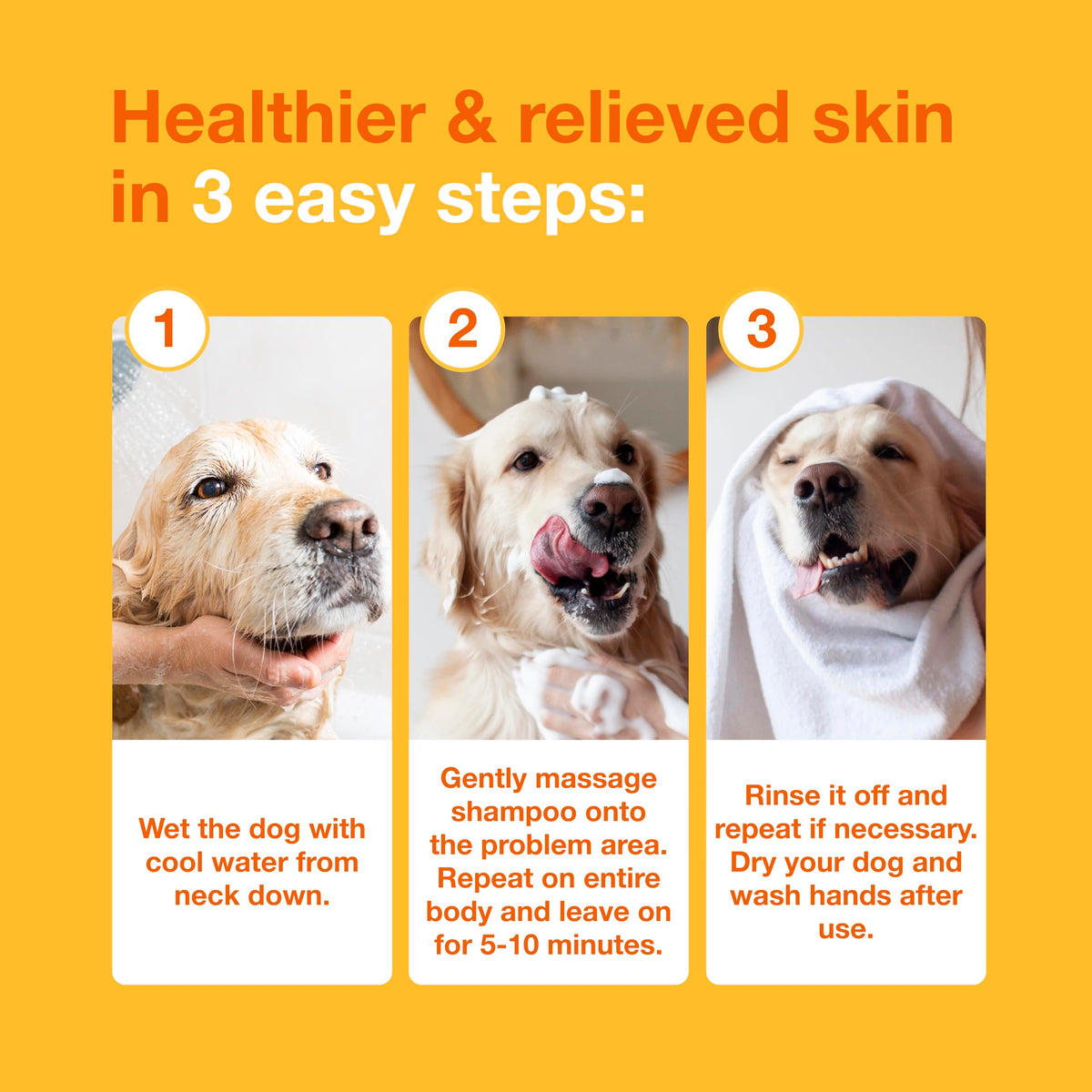 Medicated Dog Shampoo with 3% Chlorhexidine 6.7 fl oz H2725