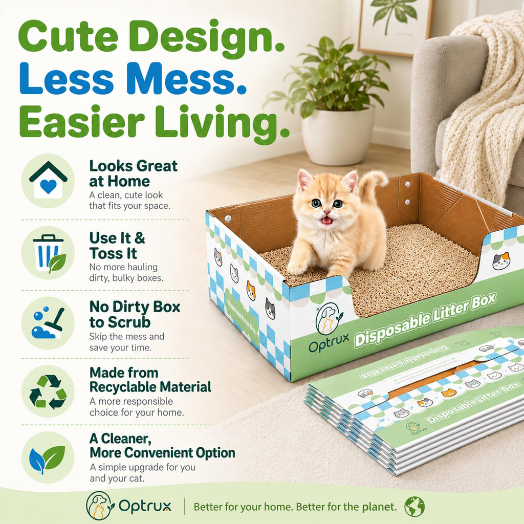 6-Pack Disposable Litter Box V524635