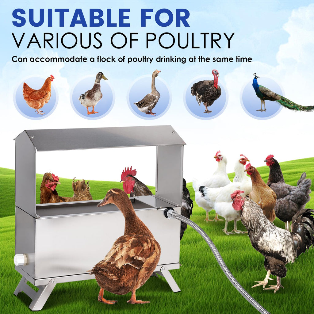 Automatic Chicken Waterer with Float Valve Kit S130
