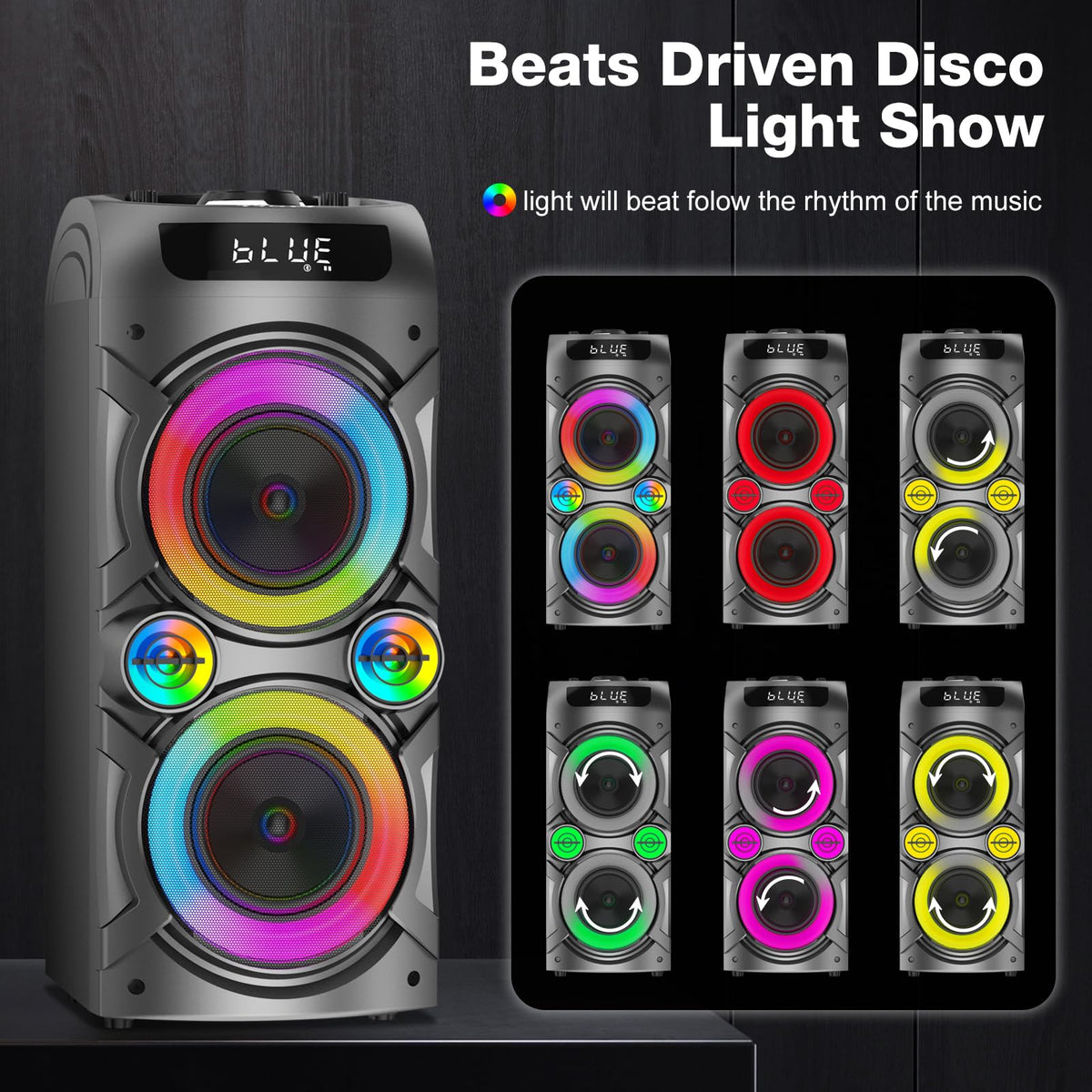 100W Portable Bluetooth Speaker Q18740