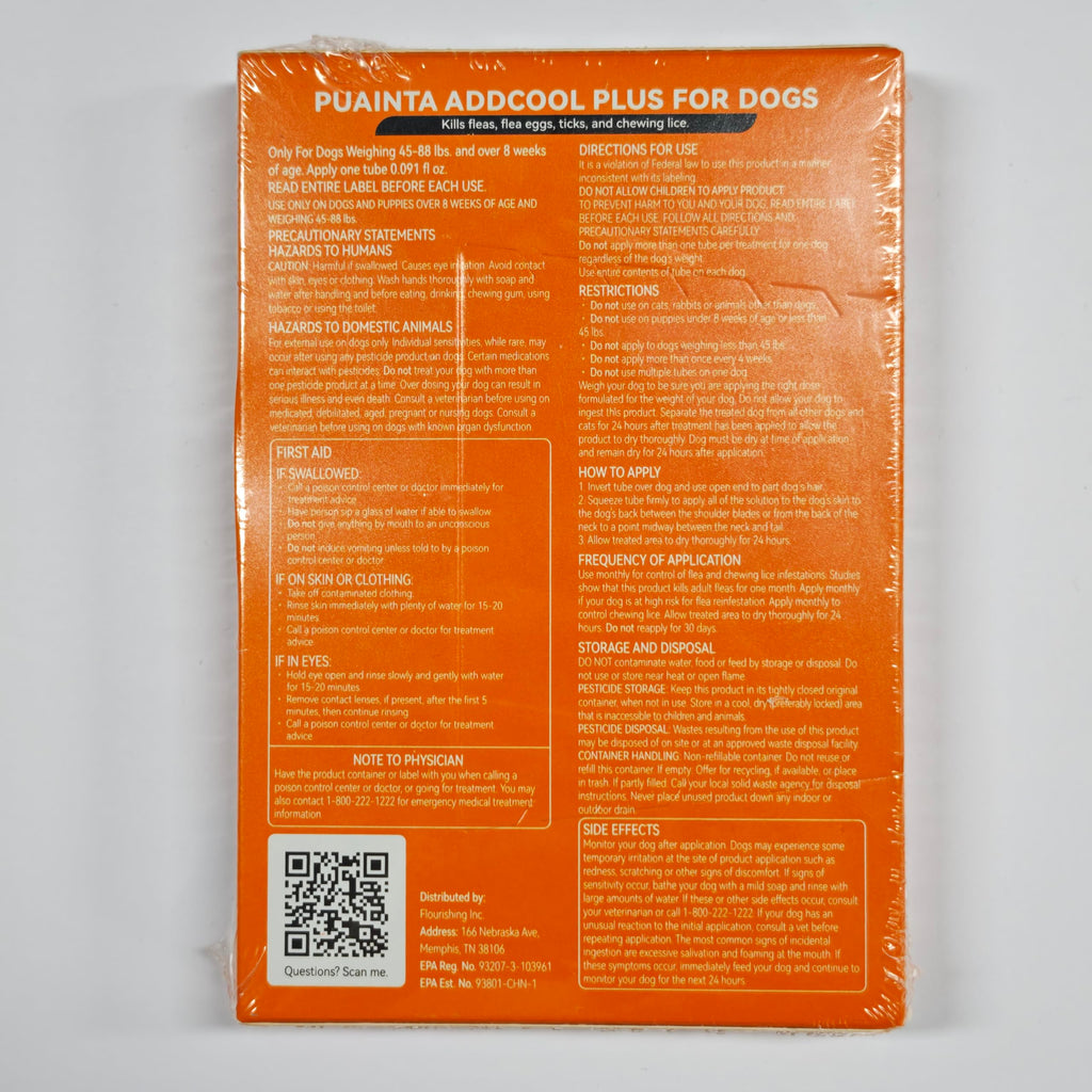 Flea and Tick Prevention for Large Dogs 3 Monthly Doses D580705