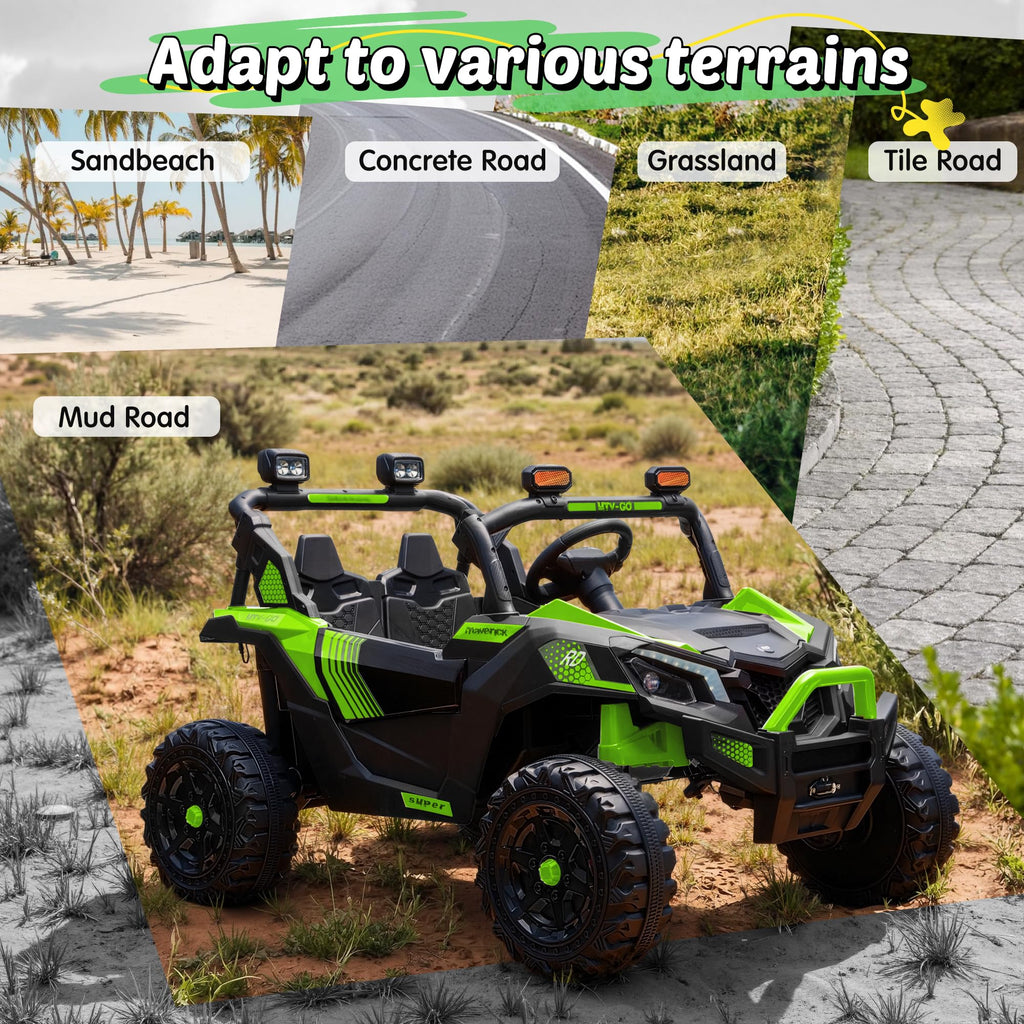 24V 2 Seater Ride on UTV with Remote Control A2040